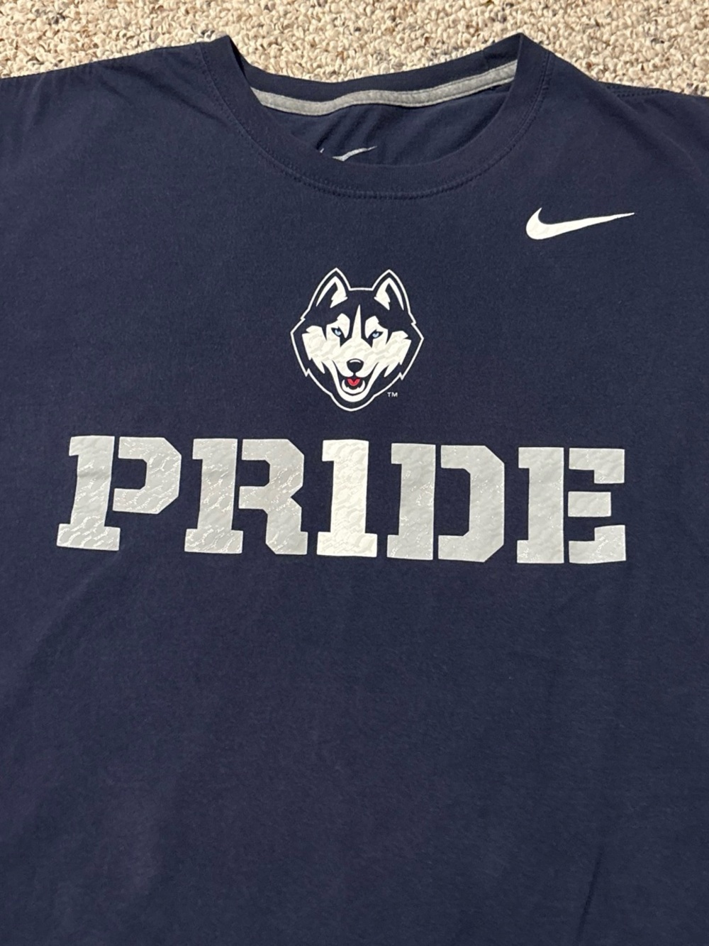 Nike Navy Short-Sleeve PRIDE Graphic Tee - Picture 5 of 7